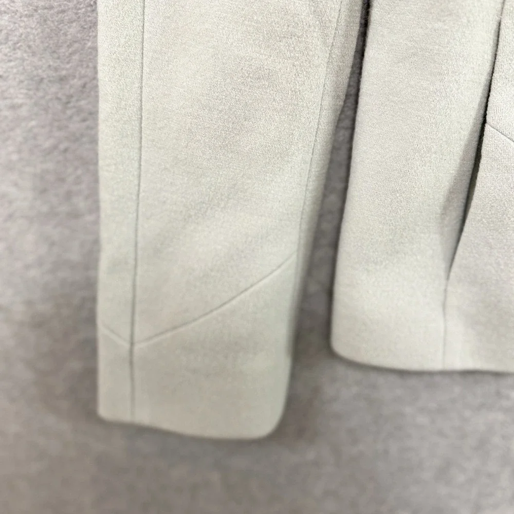 Rena Lange Evening Jacket Womens 12 Dove Gray Wool Lined AS‎ SEEN ON QUEEN SONJA